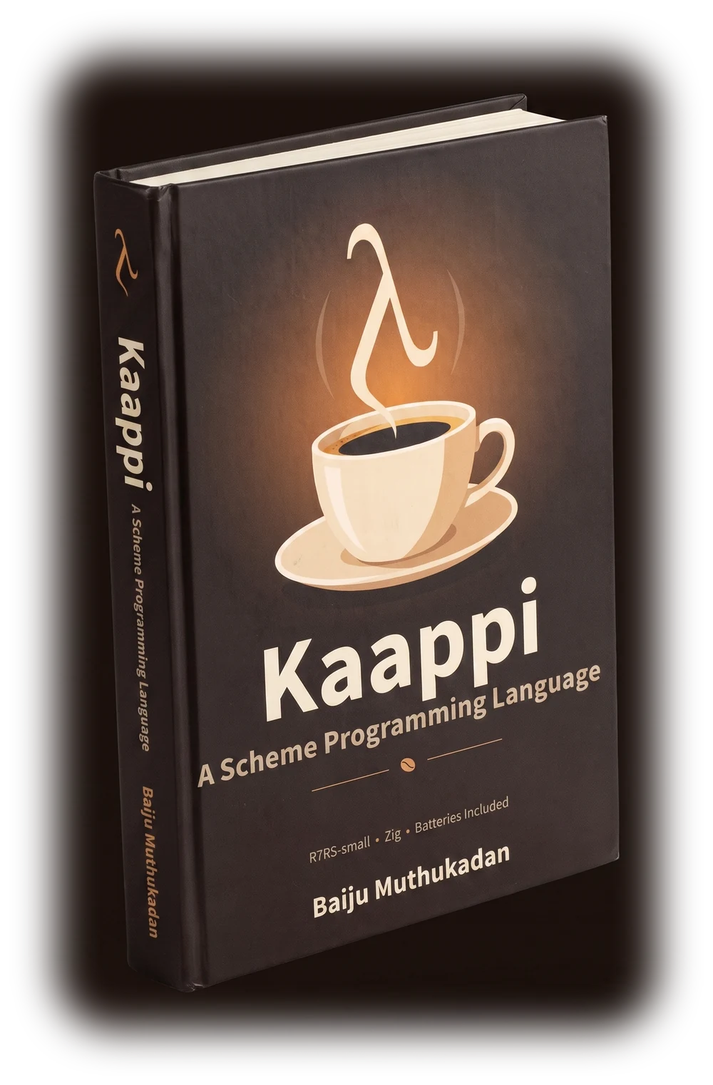 Kaappi: A Scheme Programming Language — the paperback, seen at an angle